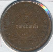 Amerikai Egyesült Államok 1867. 2c T:2-/3 USA 1867. 2 Cents C:VF/F