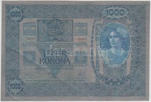 1902. 1000K felülbélyegzés nélkül T:II- Adamo K35