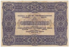 1922. 25.000K barna sorozat- és sorszámmal T:III
Adamo K43var