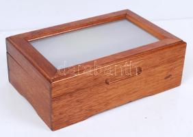 Zenélő ékszer doboz, 23x14x8 cm