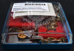 Doboznyi vegyes magyar és külföldi kitüntetés, jelvény, emlékérem, főleg a szocialista időszakból, k...