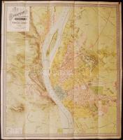 Budapest fő- és székváros térképe. Rajzolta Homolka József kir. térképész 1895. Eggenberger-féle kön...