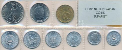 1972. 2f-10Ft 9db klf érmés forgalmi sor fóliatokban T:1