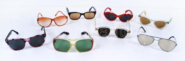 8 db különböző retró napszemüveg