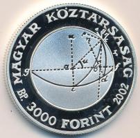 2002. 3000Ft Ag "Bolyai János" T:PP