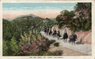 Mount Lowe, California, horses (fl)