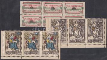 1914 Tavaszi vásár 2 db hármascsík + 1 hatostömb