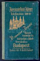 cca 1920-1930 Demeter Árpád fűszer csemege és háztartási cikkek kereskedésébe szóló bevásárlási könyv