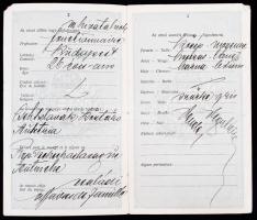 1922 Bp., Magyar Királyság által kiadott fényképes útlevél /
passport