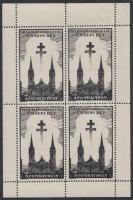 1934 Ünnepi hét Szombathely fogazott 4-es emlék kisív