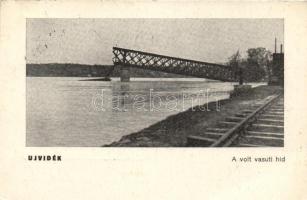 Újvidék, volt vasúti híd / railway bridge, vissza So. Stpl (EB)