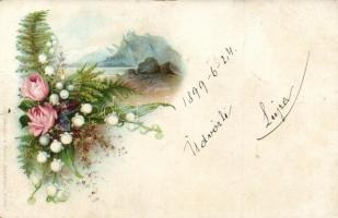 1899, flowers, Otto Schaefer and Scheibe, litho (fa)