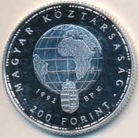 1992. 200Ft Ag "Veszélyeztetett állatvilág-gólya" T:PP
Adamo EM126