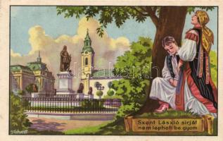 Nagyvárad, Szent László szobor, Irredenta s: Gebhardt