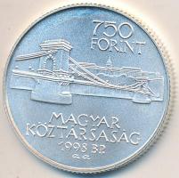 1998. 750Ft Ag "Budapest egyesítésének 125. évfordulója" T:BU