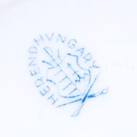 Viktória-mintás kézzel festett jelzett Herendi porcelán fogpiszkálótartó, hibátlan / Hand painted He...