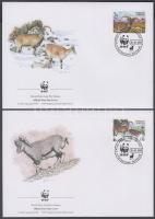 2005 WWF: Juhok sor 4 db FDC-n a hivatalos megjelenéshez képest 1 nappal korábbi dátummal Mi 392 A-3...
