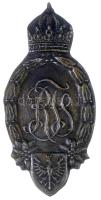 Osztrák-Magyar Monarchia ~1915. "Lovasított Tiroli Lövész Század" fém sapkajelvény (38x18mm) T:2 R! Austro-Hungarian Monarchy ~1915. "Reitende Tiroler (Landes) Schützen" cap badge (38x18mm) C:XF R!
