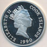 Cook-szigetek 1990. 10$ Ag "500 éve fedezték fel Amerikát - Columbus" T:PP
Cook Islands 19...