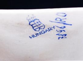 Herendi Rothschild gyufatartó, kézzel festett, jelzett (koronás), hibátlan, m:5,5 cm