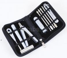 9 db-os kis szerszámkészlet tokban