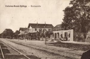 Balatonszentgyörgy, Vasútállomás, Vasúti vendéglő