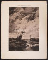 Étude de Ciel, Allonge lithographia 36x46 cm