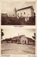 Máriakémend, templom, utcakép (EK)