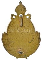 Osztrák-Magyar Monarchia 1914-1916. "6. Lovasosztag" zománcozott sapkajelvény hiányzó tűve...