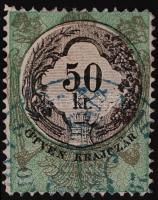 1869 Határőrvidék, 16 db okmánybélyeg