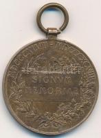 1898. "Jubileumi Emlékérem Fegyveres Erő Számára / Signum memoriae (AVSTR)" Br érem mellsz...