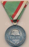 1929. Magyar Háborús Emlékérem kardokkal, sisakkal "Pro Deo et Patria" hadifém kitüntetés ...