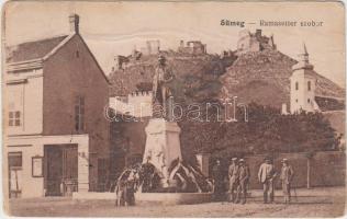 Sümeg, Ramasetter szobor (ázott / wet damage)