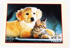 Kutya-macska 240 darabos puzzle