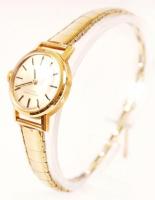 Arany (18K) tokos IWC női karóra, fém szíjjal, jelzett, tok szám:2145130, működik, bruttó:15,9 g