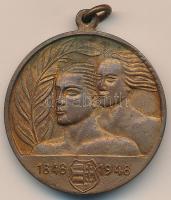 1948. "SZIT Ságvári Emlékverseny" díjérem szalag nélkül (36mm) T:2-