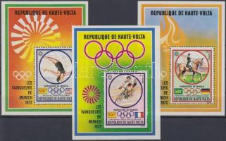 1972 Olimpiai aranyérmesek blokksor Mi 6-8