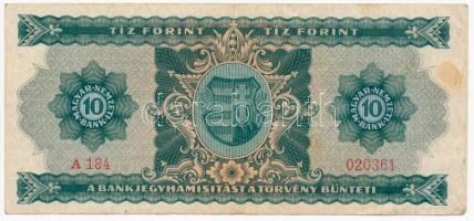 1946. 10Ft T:II-,III
Hungary 1946. 10 Forint C:aVF
Adamo F1