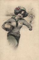 Girl, football (EK)