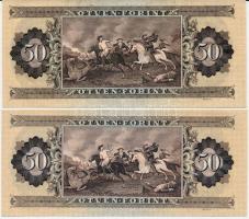 1980. 50Ft "D" és "H" sorozat T:I
Hungary 1980. 50 Forint "D" & &q...