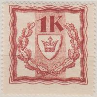 1912 Brassó, 1 K városi illetékbélyeg