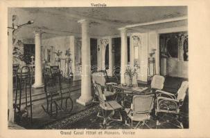 Venice, Venezia; Hotel Monaco and Grand Canal, interior
