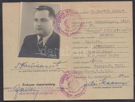 1944 Bp., "HANGYA" Termelő Értékesítő és Fogyasztási Szövetkezet hadiüzemi parancsnokság á...