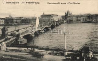 Saint Petersburg, Petrograd; Nikolaevski most / Nicholas bridge