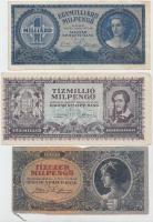 100db vegyes pengő bankjegy T:vegyes