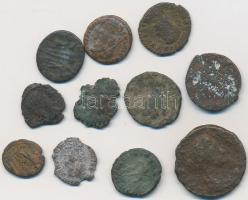 Római Birodalom / 11db-ból álló bronzpénz tétel T:vegyes Roman Empire /11pcs of bronze coins C:mixed