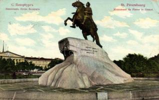 Saint Petersburg, Pamjatnik Petra Velikago / King Peters statue (EK)