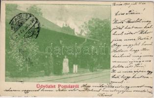 Pomáz 1900  Eisenbahnstation