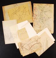 1916-1917 Magyar és orosz hadállások a mogilai magaslatról / 1916-1917 Hungarian and Russian positions in Mogila, world war I