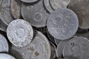 ~1940-1960. 51db vegyes hibás alumínium pénz T:vegyes